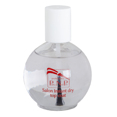 Бързосъхнещ топ лак Salon Instant Dry Top Coat – силен блясък и защита-75 мл