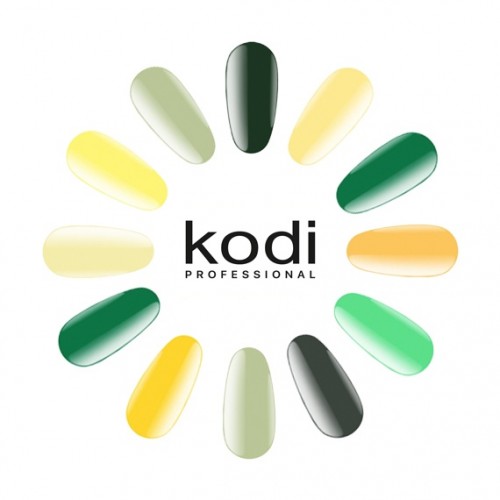 Гел лакове Kodi Green and Yellow