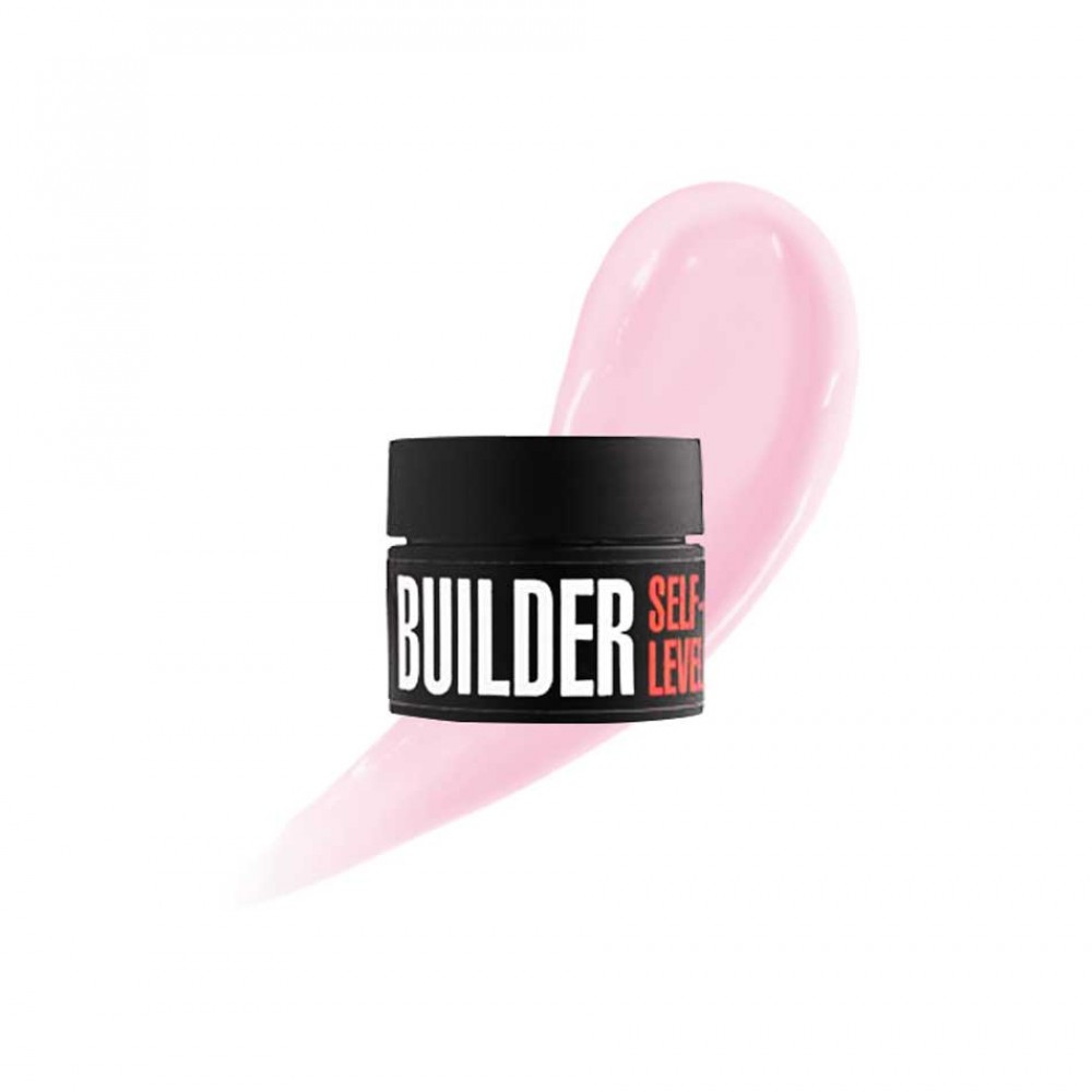 Гел за изграждане Builder self-level gel Milky Pink 30г млечно бяло 1 бр.