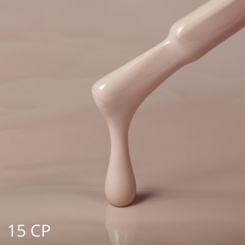 Гел лак №15 CP млечно-бежово 7 мл.