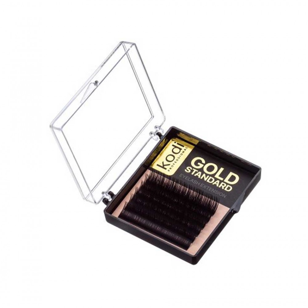 Мигли Gold Standart D 0.12 (6 реда 10мм) 1 бр.