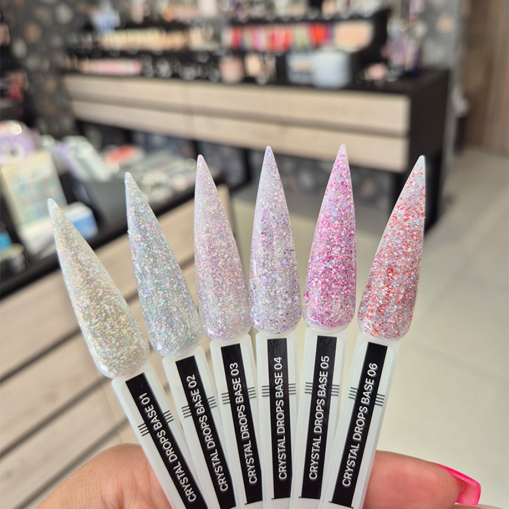 Цветна каучукова основа Crystal Drops №12 7 мл.