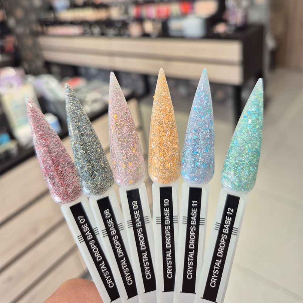 Цветна каучукова основа Crystal Drops №12 7 мл.
