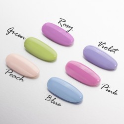 Цветна каучукова основа Jelly Blue Син 8 мл.-foto3