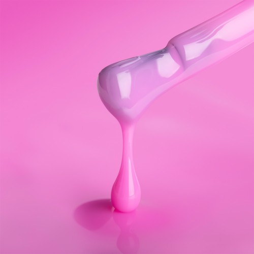 Цветна каучукова основа Jelly Rosy Розов 8 мл.