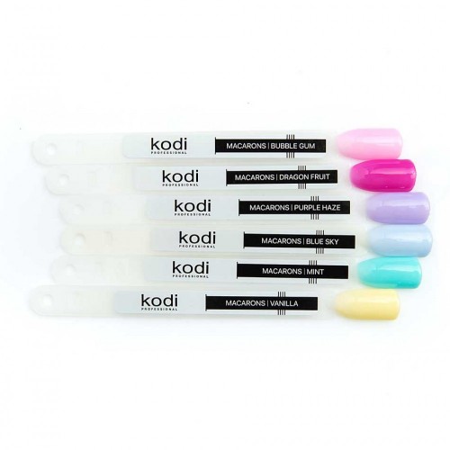 Цветна каучукова основа Macarons Blue Sky Лавандулово син-foto3