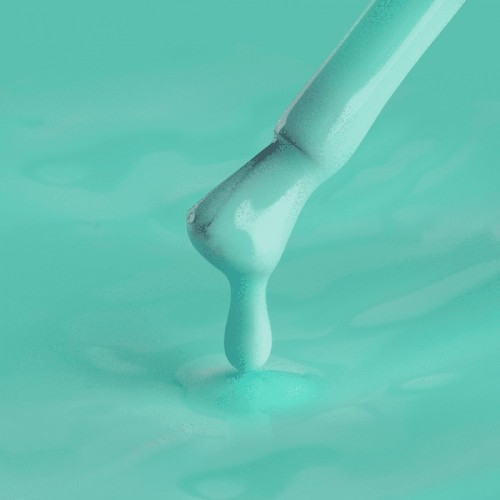 Цветна каучукова основа Macarons Mint Мента-foto2