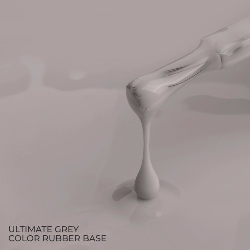 Цветна каучукова основа Color Rubber Base Gel Ultimate Grey Наситено сив 