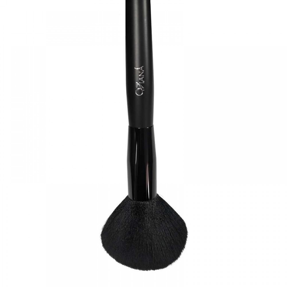 Черна Професионална четка за пудра и руж Viana