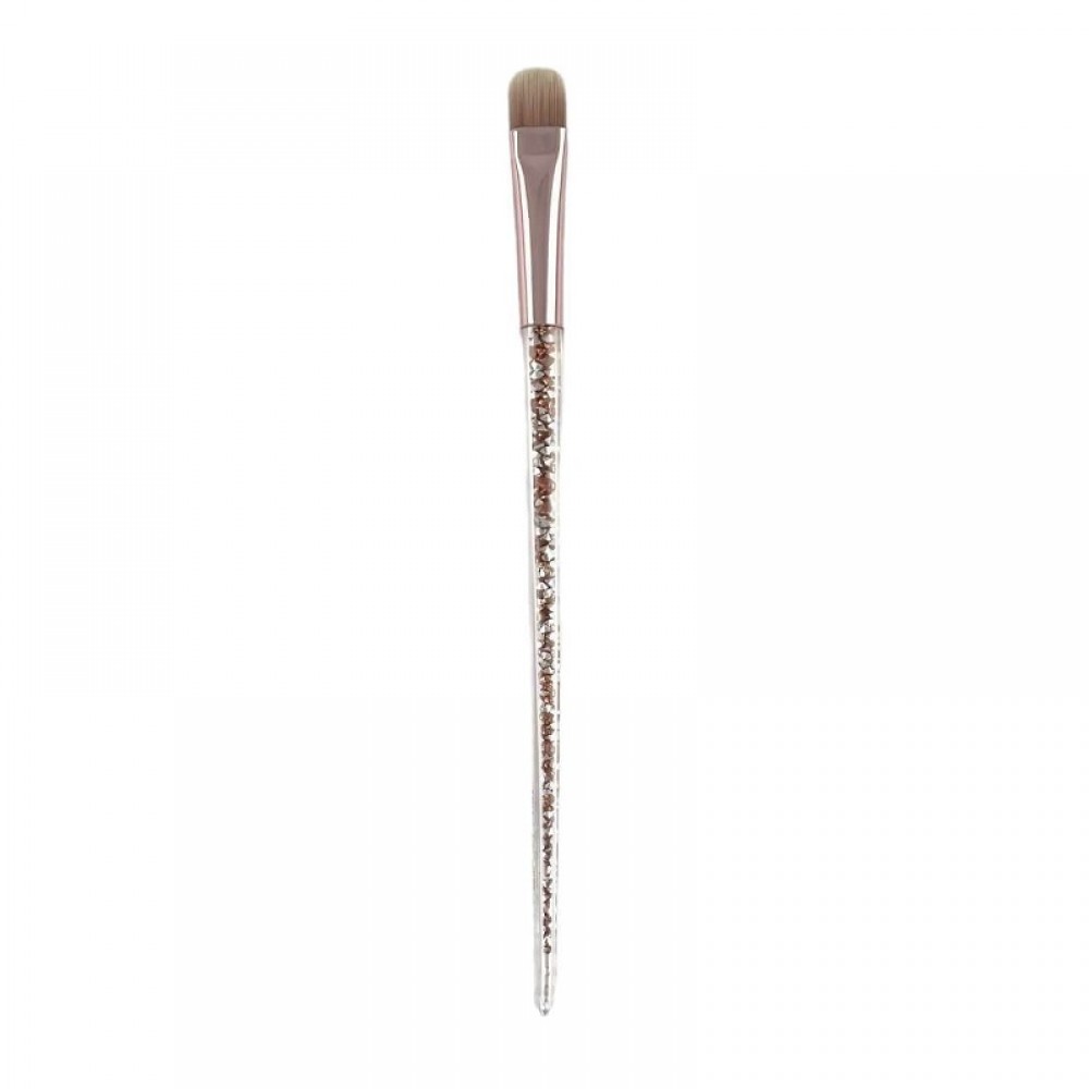 ЧЕТКА ЗА ОСНОВА / КОРЕКТОР бежов цвят със камъни 