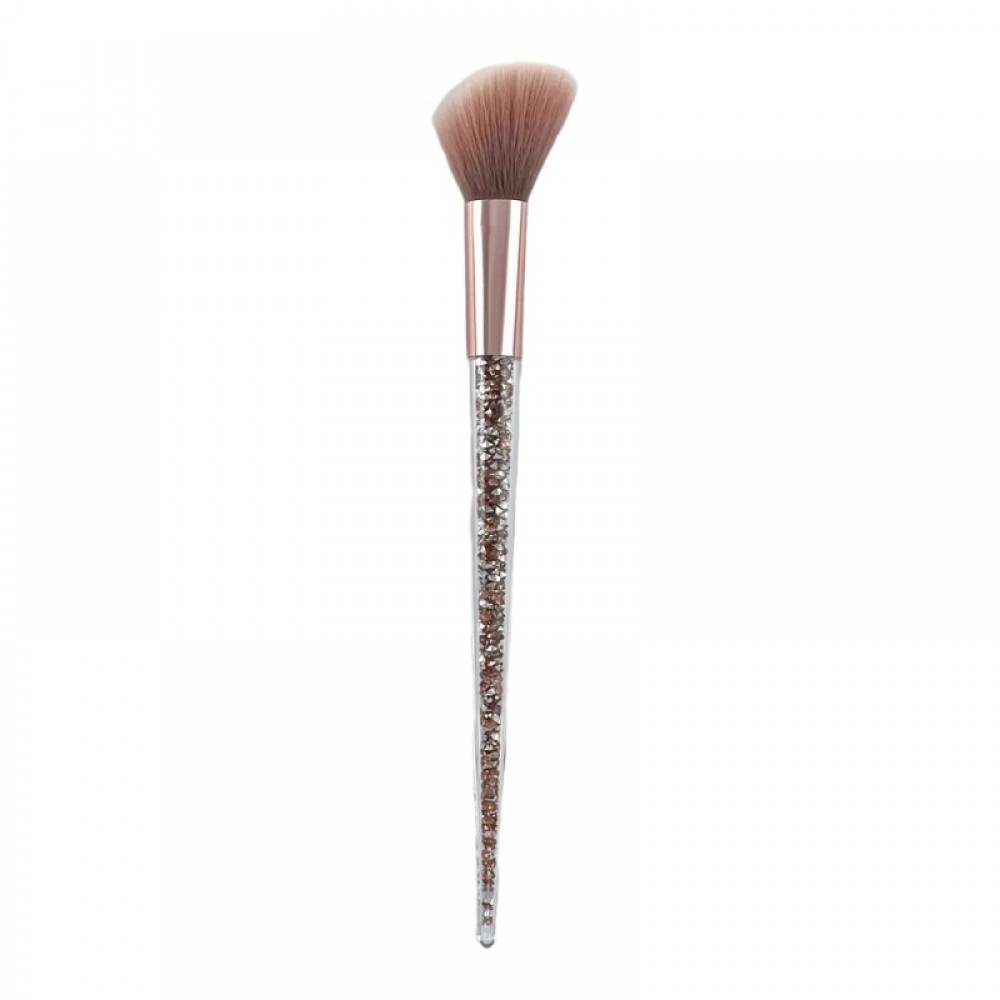 Скосена Четка за контуриране с камъни