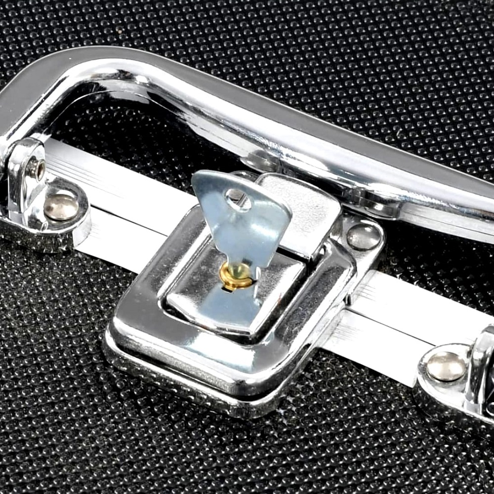 Черен козметичен куфар с огледало Черен козметичен куфар с огледало