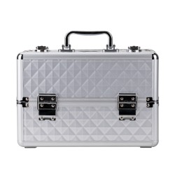 Професионален козметичен куфар за маникюристи – Сребърен диамант-foto3
