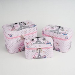 Куфарче за грим и аксесоари 3 броя-foto2