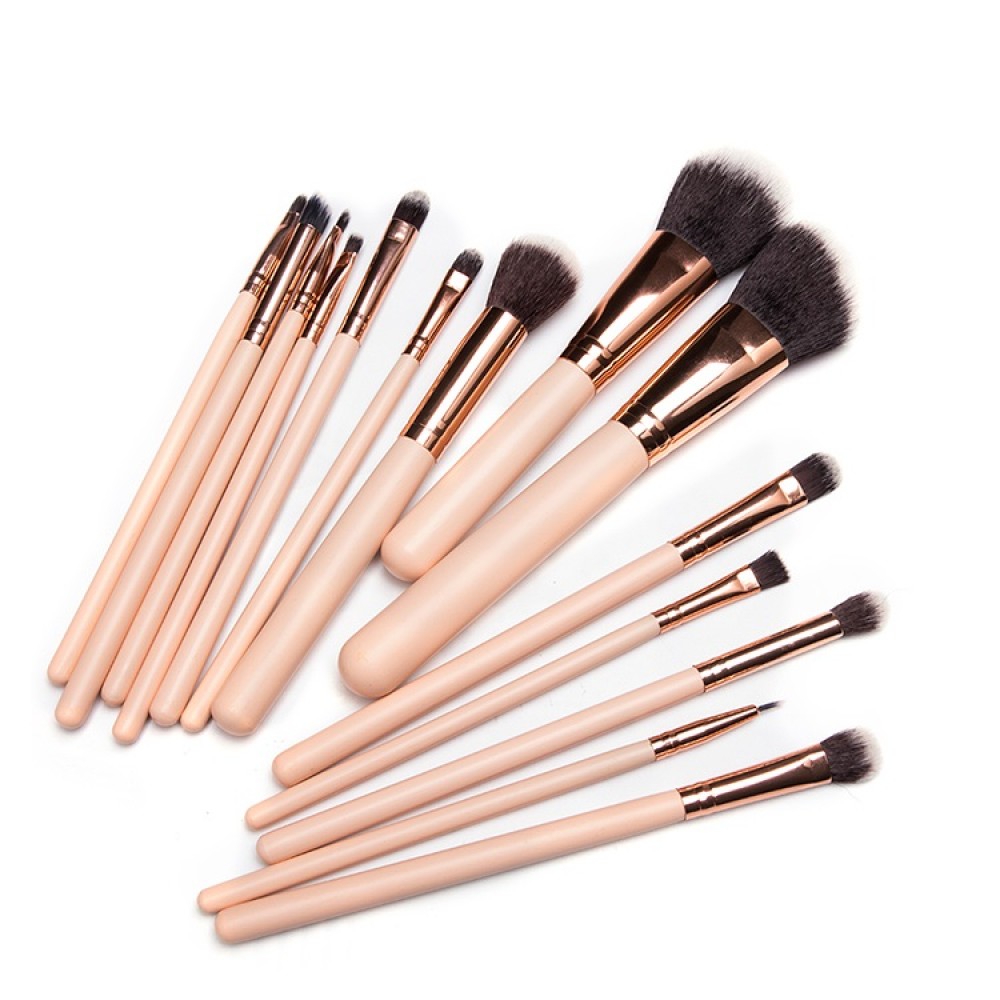 Комплект Четки за Грим PINKO 14 бр Комплект Четки за Грим PINKO 14 бр