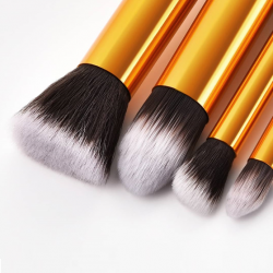 Комплект 10 бр. Четки за Грим черно и златно-foto3
