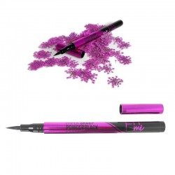 Черна Водоустойчива очна линия Purple Velvet-foto3