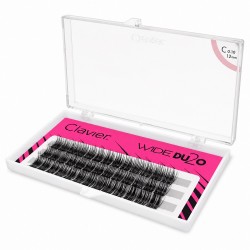 Мигли на снопчета за миглопластика Clavier Wide DU2O 12 mm Мигли на снопчета за миглопластика Clavier Wide DU2O 12 mm