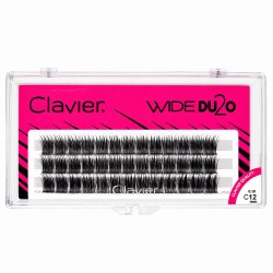 Мигли на снопчета за миглопластика Clavier Wide DU2O 12 mm-foto2
