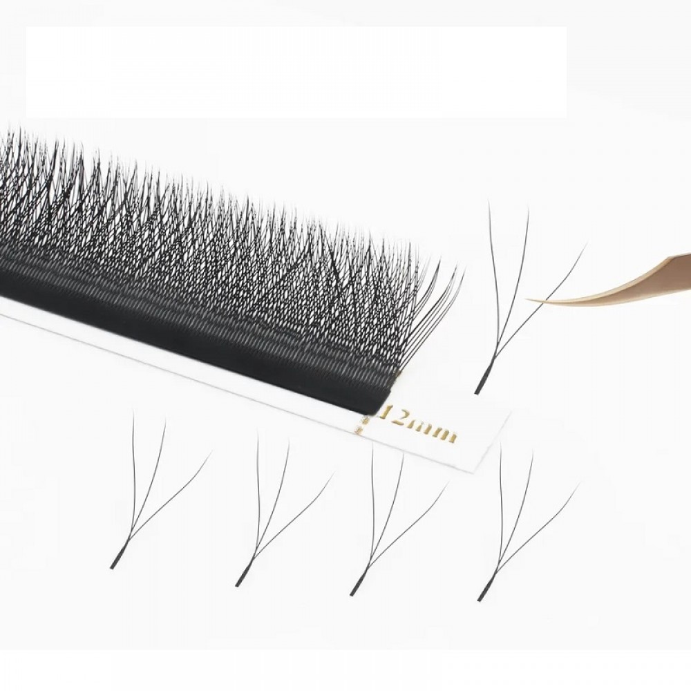 Мигли  косъм по косъм Mix НАЙ-високо качество 7 различни дължини:  8,9,10,11,12,13 и 14 mm 