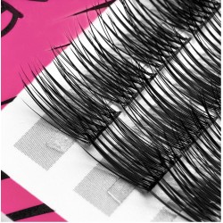 Висококачествени Мигли на снопчета Wide DU2O Лукс качество - Микс-foto2