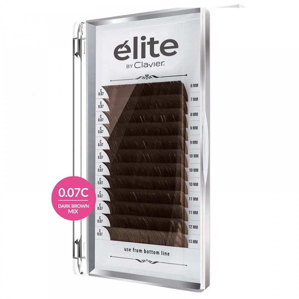 Мигли  косъм по косъм Mix НАЙ-високо качество 7 различни дължини:  8,9,10,11,12,13 и 14 mm 