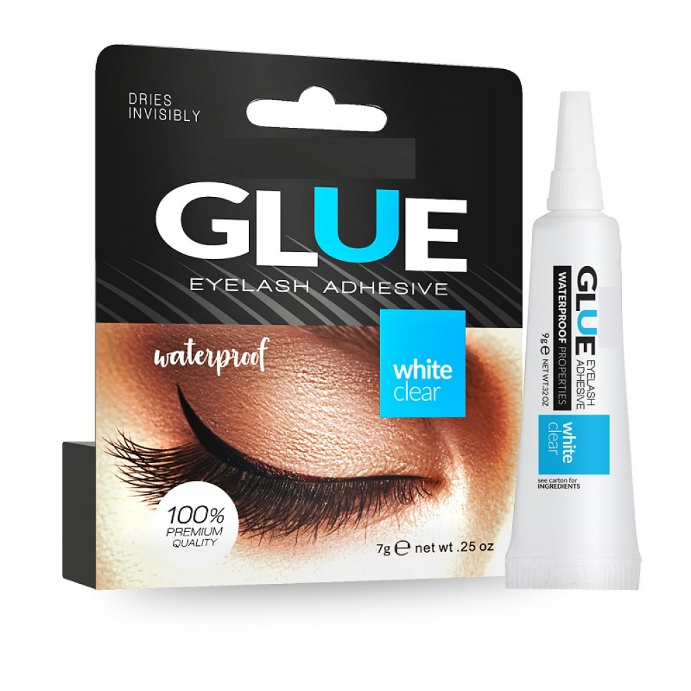 Водоустойчиво лепило за мигли - бяло 7 гр.
