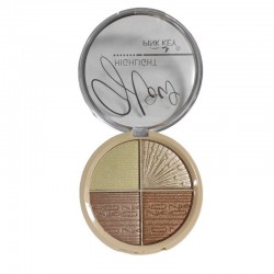 Палитра 4 цвята Бляскави Хайлайтъри Pink Key-foto3