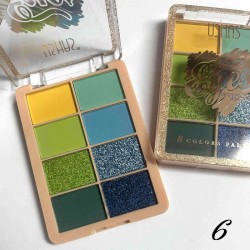 Палитра сенки ярки цветове 6 цвята-foto3