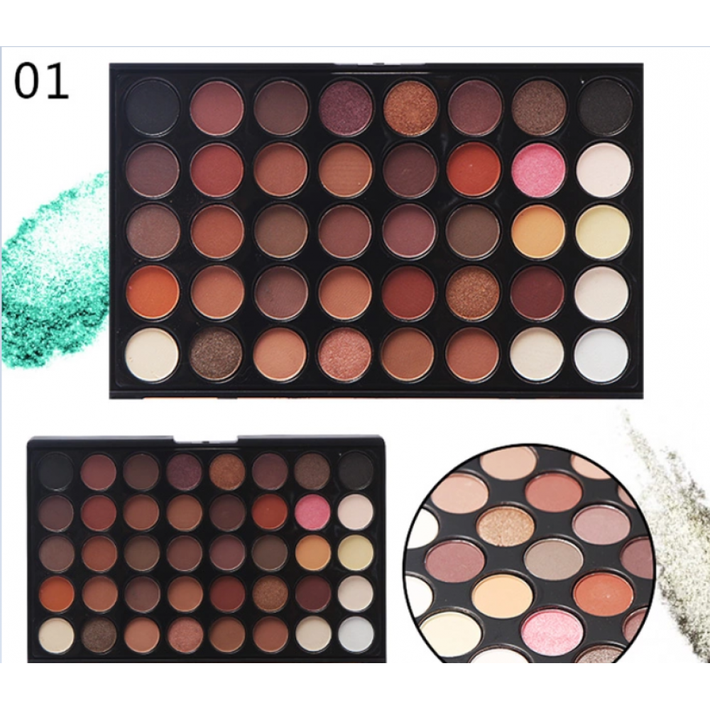 Двойна Палитра сенки Brown 48 цвята Двойна Палитра сенки Brown 48 цвята