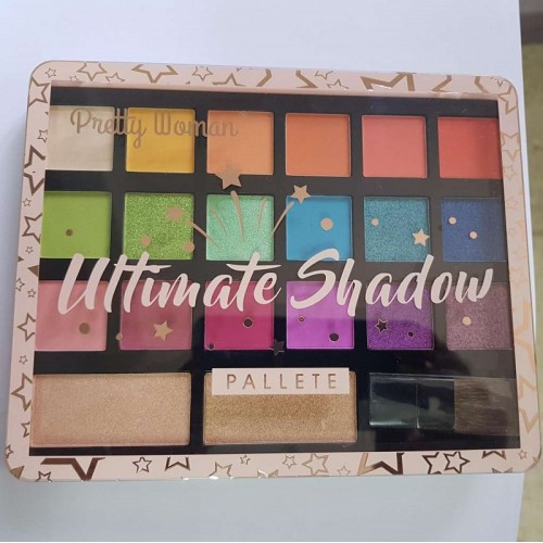Ultimate Shadow- 18 цвята сенки , 2 хайлайтър и четка
