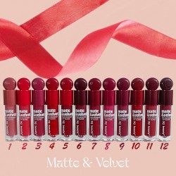 Водоустойчиво Мат Червило Matte & Velvet-foto2