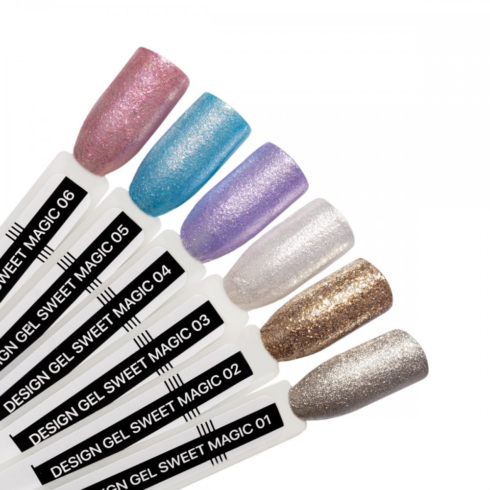 Гел боя с гипсов ефект Sweet Magic 06 розово 4 г