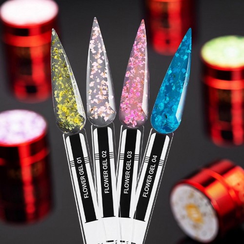 Гел със сухи цветя Flower gel №04 