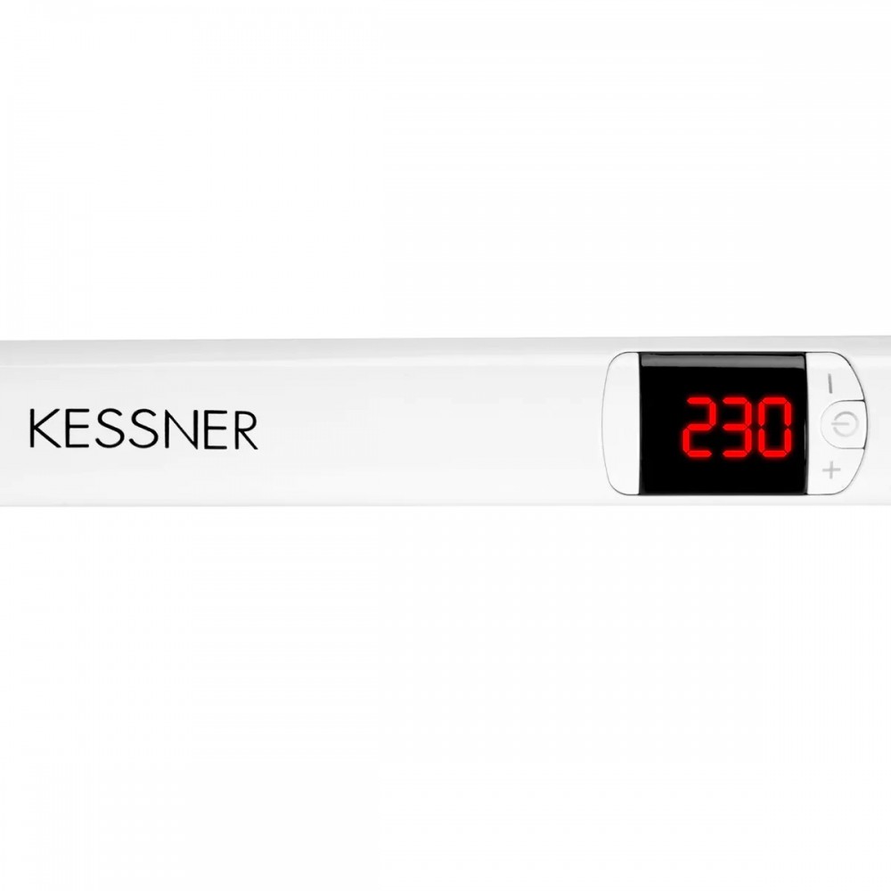 Преса за коса KESSNER Ionic 230°C с йонизация – бяла Преса за коса KESSNER Ionic 230°C с йонизация – бяла