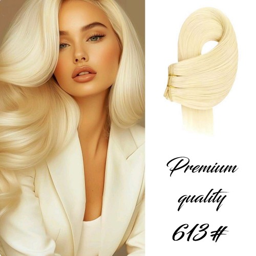 Естествена коса - ПРЕМИУМ КАЧЕСТВО 613# Натурално Русо