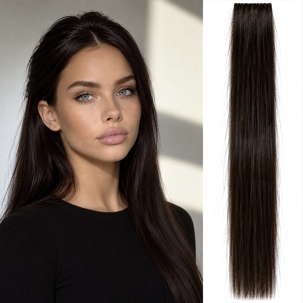 30 гр. Невидими стикери от естествена коса № 2 Remy hair - висок клас