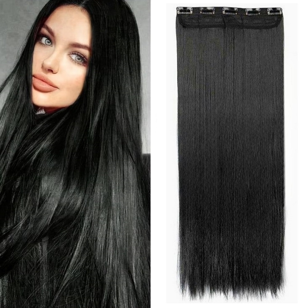 Екстеншън в натурално черно 1