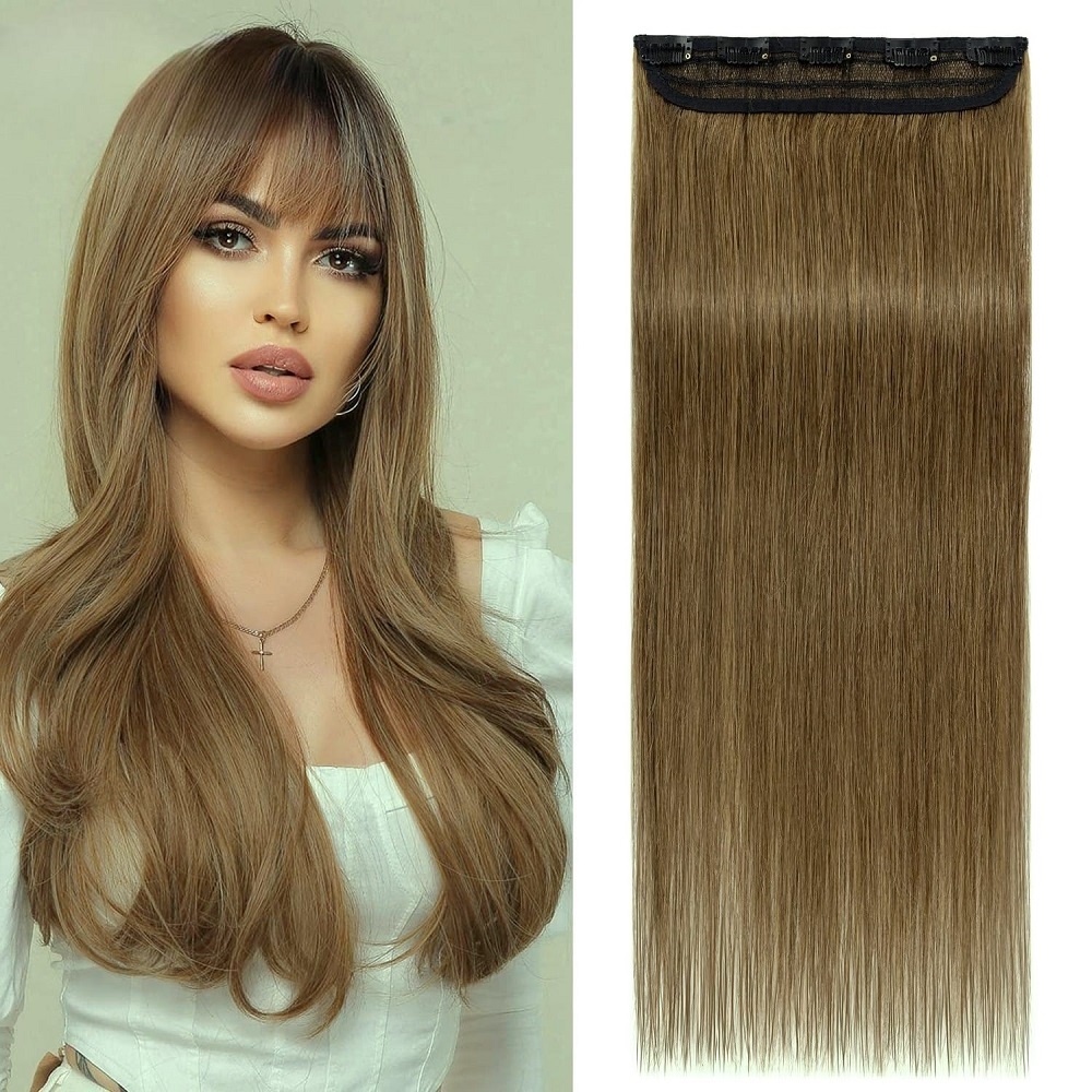 Екстеншън в цвят "коняк"-6-12