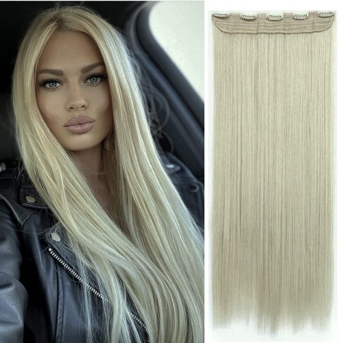 Екстеншън в сребристо рус цвят HT 613 Екстеншън в сребристо рус цвят HT 613