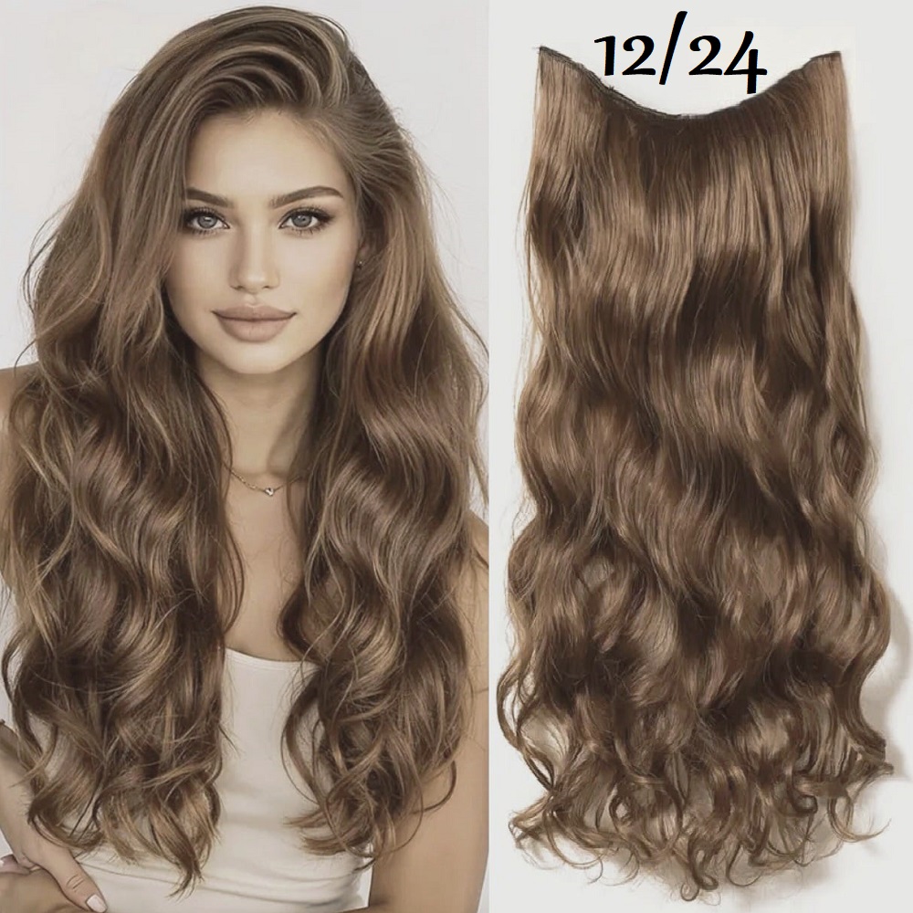 Къдрав Екстеншън – Пепеливо Тъмно Русо 12/24