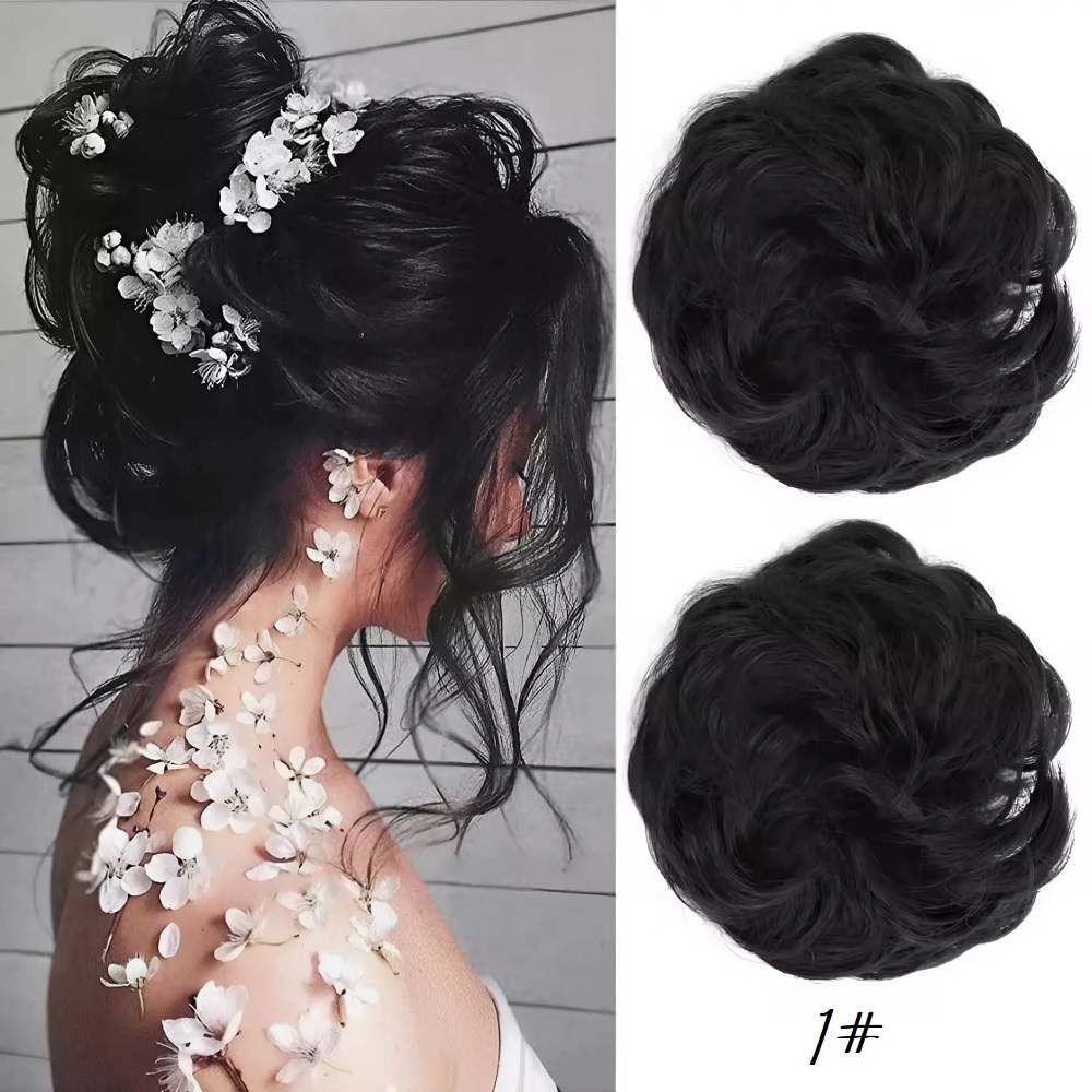 Небрежен кок от коса- Супер качество