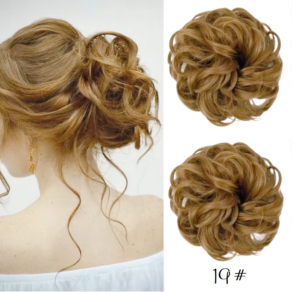 Небрежен кок от коса- Супер качество