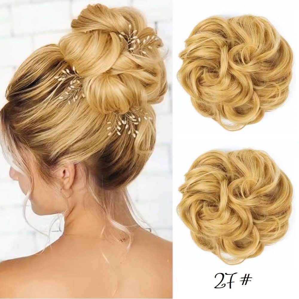 Небрежен кок от коса- Супер качество