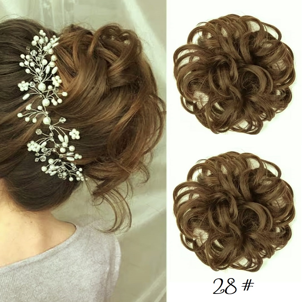 Небрежен кок от коса- Супер качество