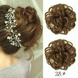 Небрежен кок от коса- Супер качество-foto13