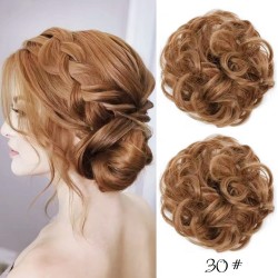 Небрежен кок от коса- Супер качество-foto14