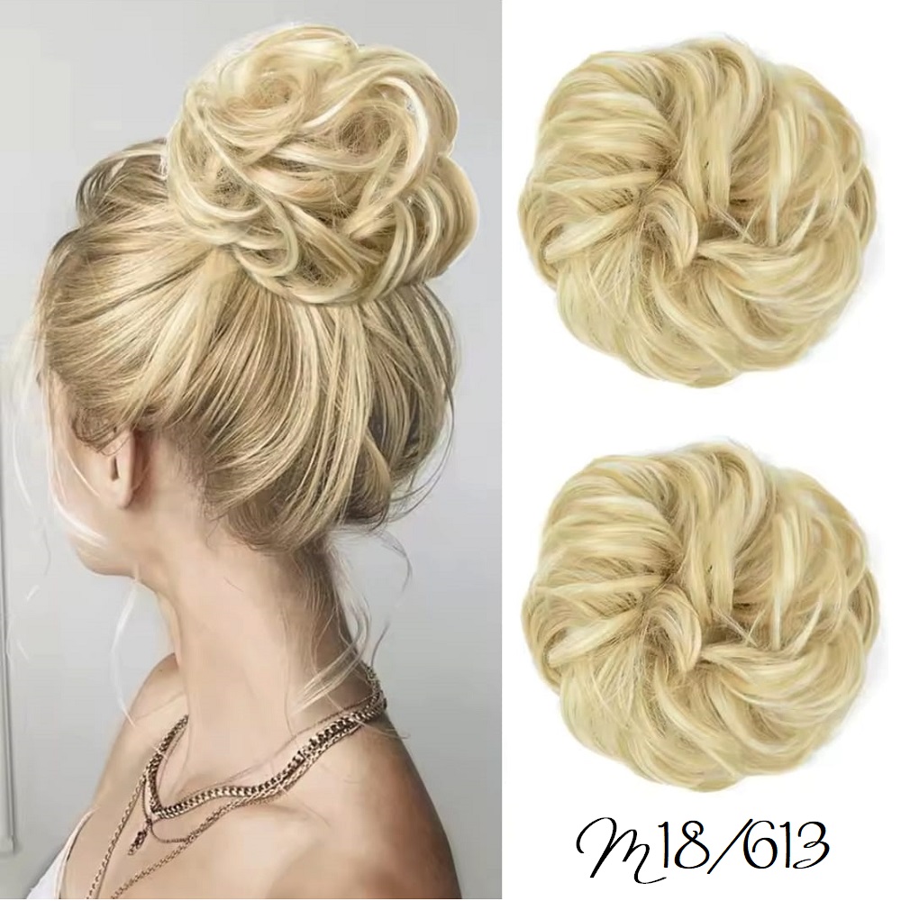 Небрежен кок от коса- Супер качество