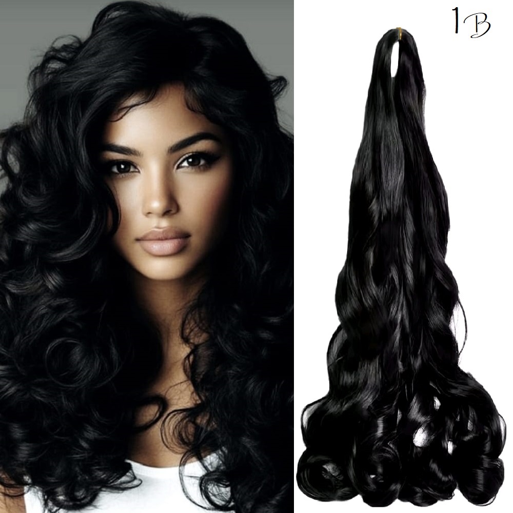 Френски Букли от копринена коса 1B