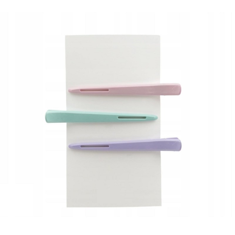 Сет 3бр. Цветни Фризьорски Шноли 12см.-foto3